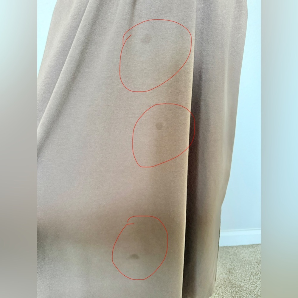 Brown Drawstring Midi Dress - Picture 7 of 8